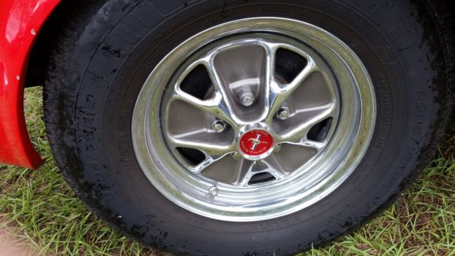1966 Red Ford Mustang