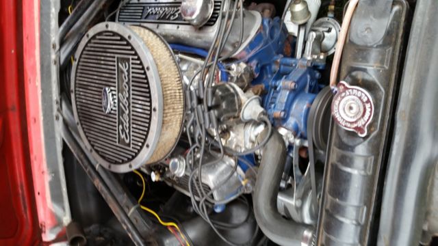 1966 Red Ford Mustang