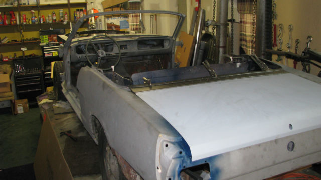 1966 Blue Ford Mustang Convertible