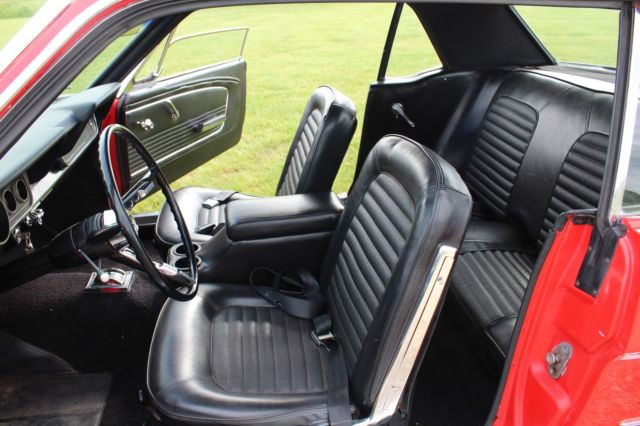 1966 Red Ford Mustang Coupe
