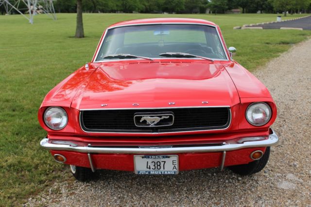 1966 Red Ford Mustang Coupe