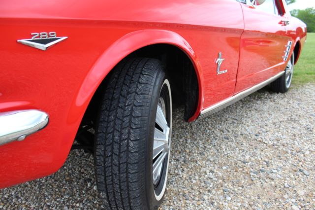 1966 Red Ford Mustang Coupe
