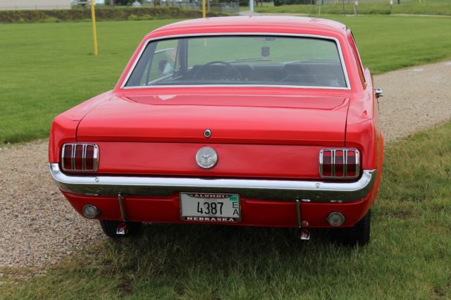 1966 Red Ford Mustang Coupe