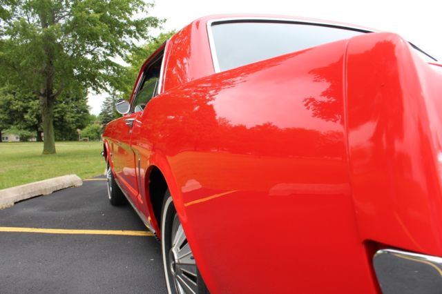 1966 Red Ford Mustang Coupe