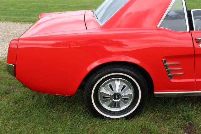 1966 Red Ford Mustang Coupe