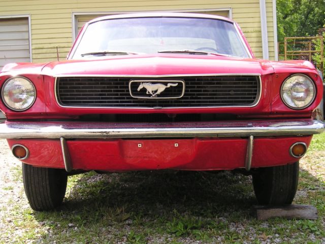 1966 Red Ford Mustang Coupe