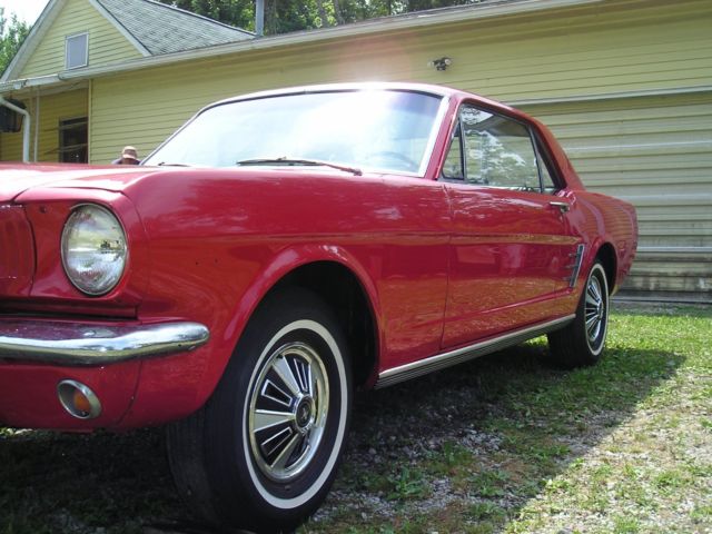 1966 Red Ford Mustang Coupe