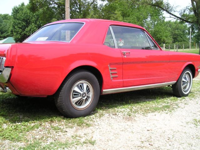 1966 Red Ford Mustang Coupe