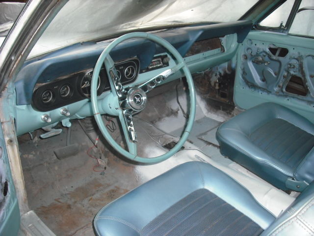 1966 White Ford Mustang Coupe