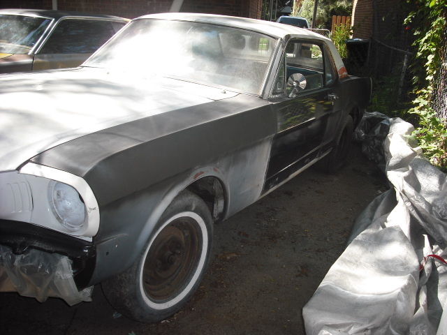 1966 White Ford Mustang Coupe