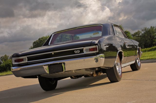 1966 Black Chevrolet Chevelle Coupe