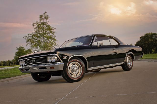 1966 Black Chevrolet Chevelle Coupe
