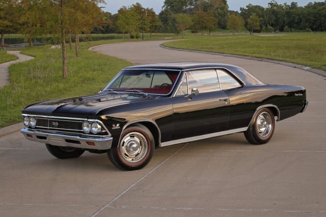 1966 Black Chevrolet Chevelle Coupe