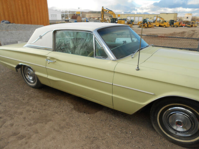 1966 honeydew yellow Ford Thunderbird Coupe