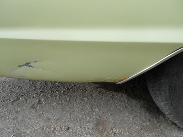 1966 honeydew yellow Ford Thunderbird Coupe