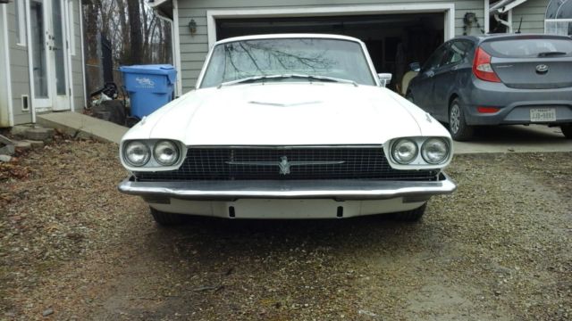1966 White Ford Thunderbird Coupe
