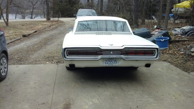 1966 White Ford Thunderbird Coupe