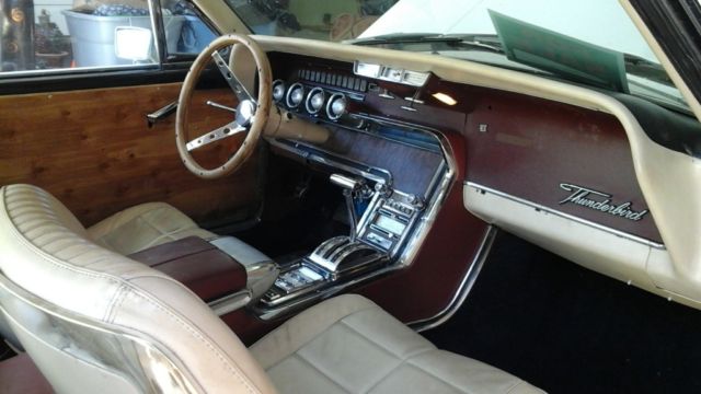 1966 White Ford Thunderbird Coupe