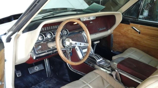 1966 White Ford Thunderbird Coupe