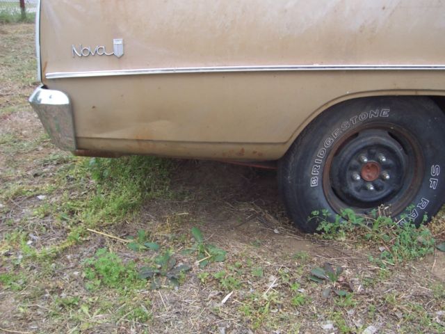 1966 gold Chevrolet Nova