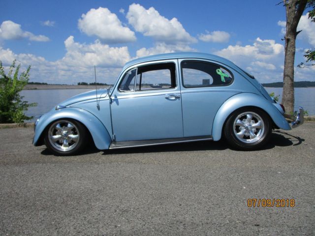 1966 Blue Volkswagen Beetle - Classic