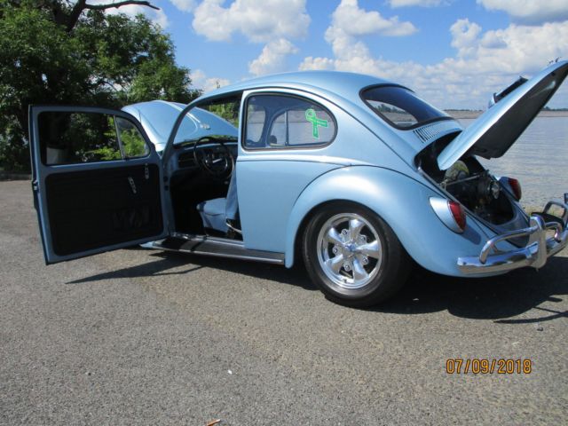 1966 Blue Volkswagen Beetle - Classic