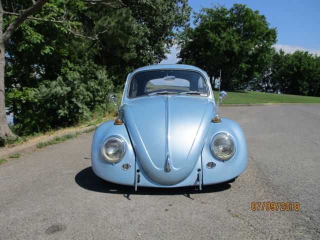 1966 Blue Volkswagen Beetle - Classic