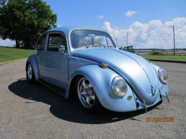 1966 Blue Volkswagen Beetle - Classic