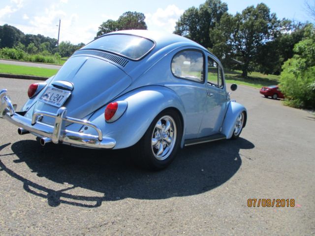 1966 Blue Volkswagen Beetle - Classic
