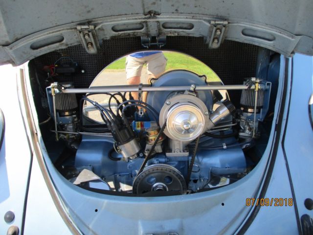 1966 Blue Volkswagen Beetle - Classic