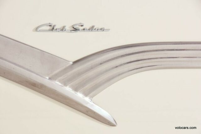 1956 White Ford Fairlane Sedan