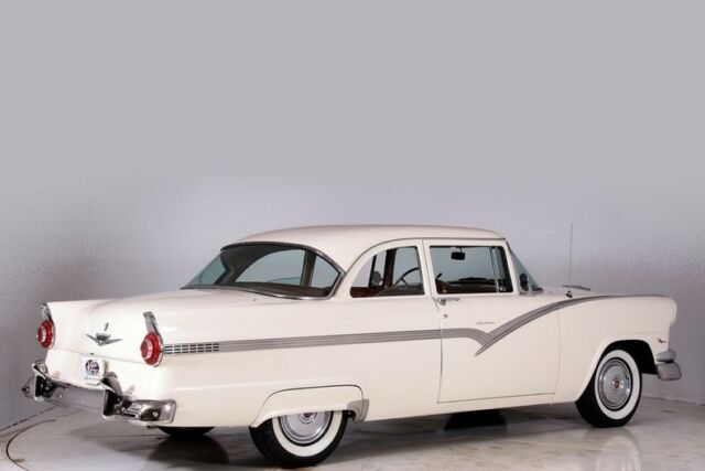 1956 White Ford Fairlane Sedan