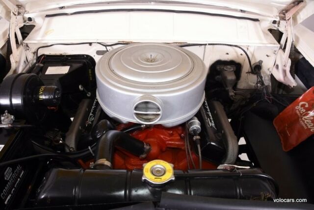 1956 White Ford Fairlane Sedan