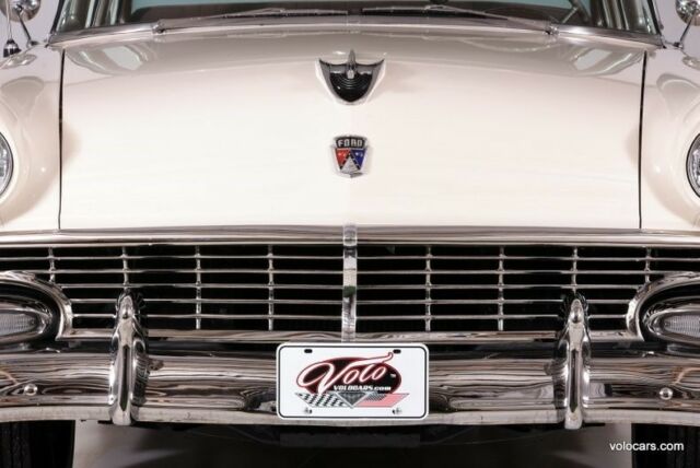 1956 White Ford Fairlane Sedan