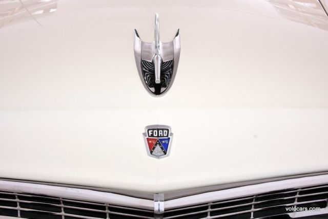 1956 White Ford Fairlane Sedan