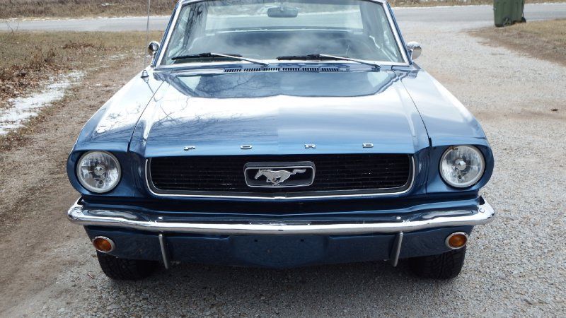 1966 Blue Ford Mustang Coupe