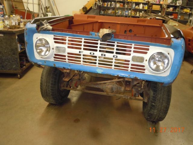 1967 Blue Ford Bronco