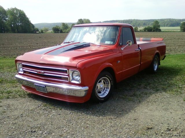 1967 Red/orange Chevrolet Other Pickups Standard Cab Pickup
