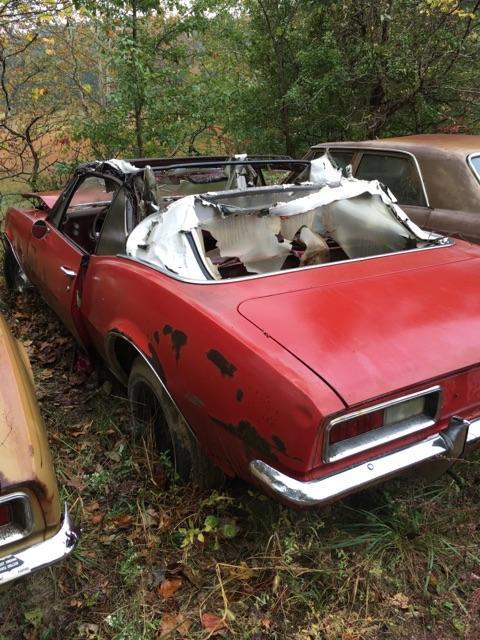 1967 Green Chevrolet Camaro Convertible