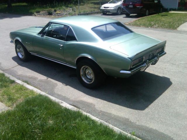 1967 mountain green Chevrolet Camaro Coupe