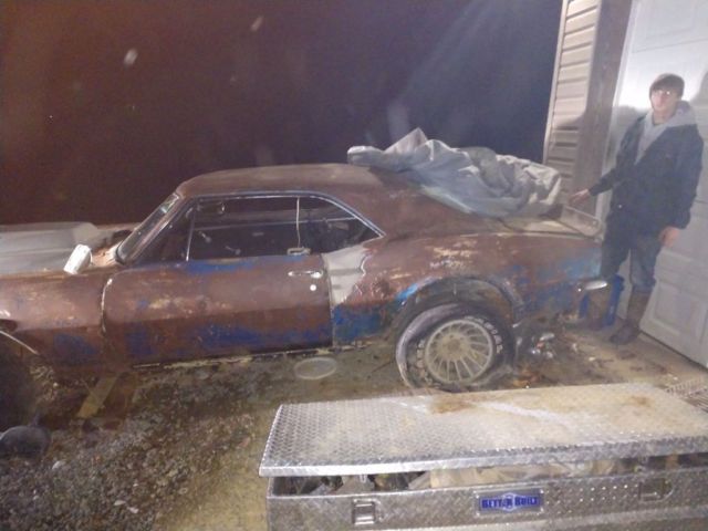 1967 Blue Chevrolet Camaro RS ss