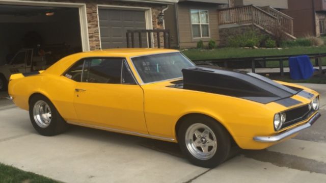 1967 Yellow Chevrolet Camaro Coupe