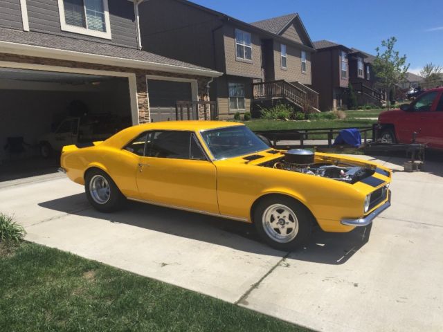 1967 Yellow Chevrolet Camaro Coupe