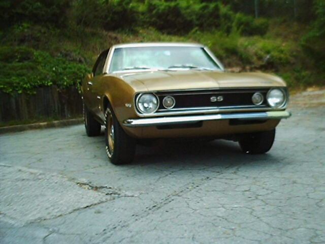 1967 Gold Chevrolet Camaro Coupe
