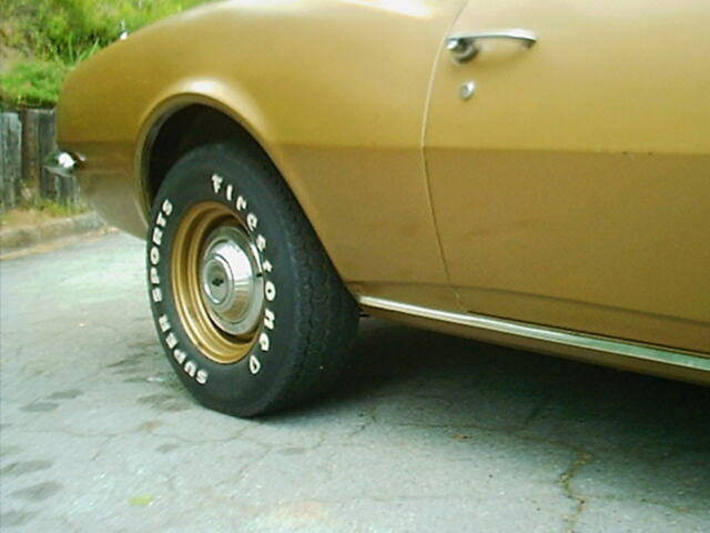 1967 Gold Chevrolet Camaro Coupe