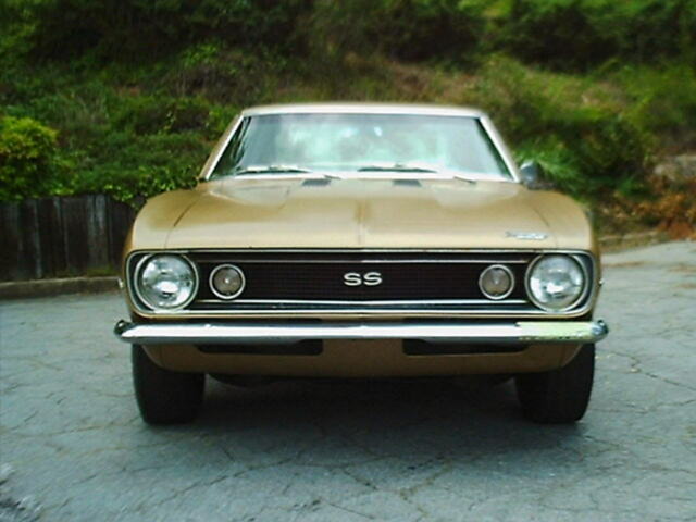 1967 Gold Chevrolet Camaro Coupe