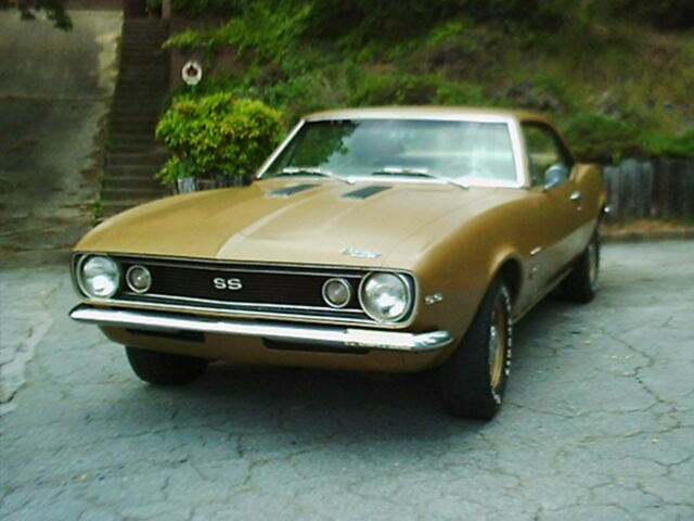 1967 Gold Chevrolet Camaro Coupe