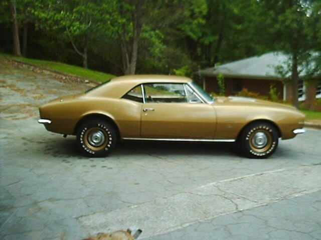 1967 Gold Chevrolet Camaro Coupe