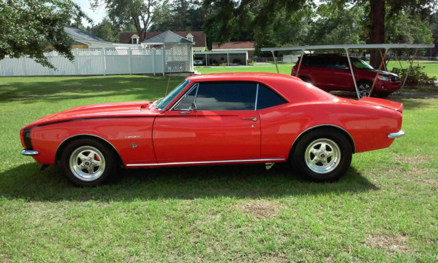1967 Orange Chevrolet Camaro Coupe