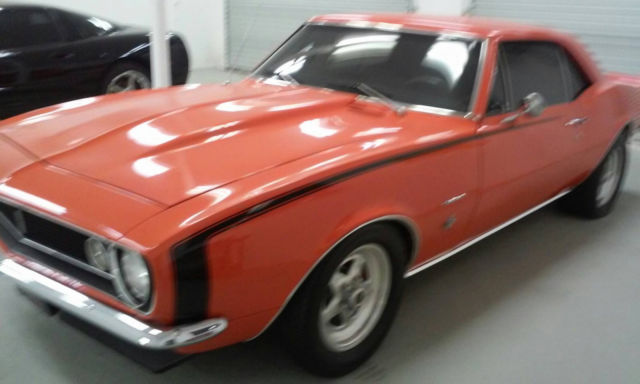 1967 Orange Chevrolet Camaro Coupe